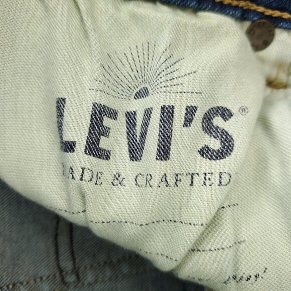 Levi's Made & Crafted 721 High Rise Skinny Jeans Japanese Denim "27x30" (26x30) - Picture 13 of 14